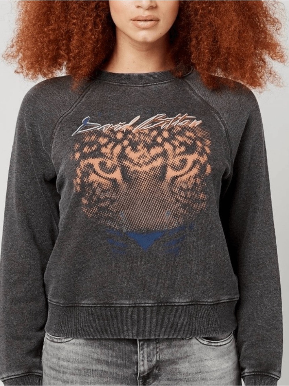 2 for $20 David Bitton Tiger Crewneck